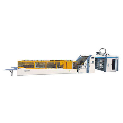 ZGFM1500 Laminator Flute Semi Otomatis Lembar Papan Bergelombang Ke Lembar Pasting 220v