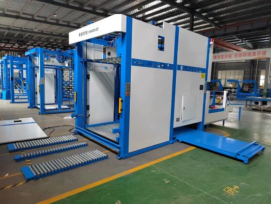Flip Flop Pallets Mesin Auto Stacker untuk Kardus Bergelombang Bersama dengan Flute Laminator