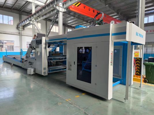 Mesin Laminasi Lembar ke Lembar Lanjutan untuk Kertas Bergelombang dengan Koreksi Otomatis dan Kontrol Servo pada 160m/Min