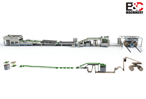 Offline Reel To Sheet Roll Feeding Litho Laminating Machine Dengan Keakuratan Laminasi yang Tepat Dan Kecepatan Tinggi Roll Feeding Untuk Pengemasan