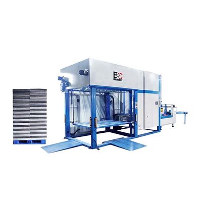 Mesin Flipping Paper Double Palletizing Auto Stacker Untuk Industri Kemasan