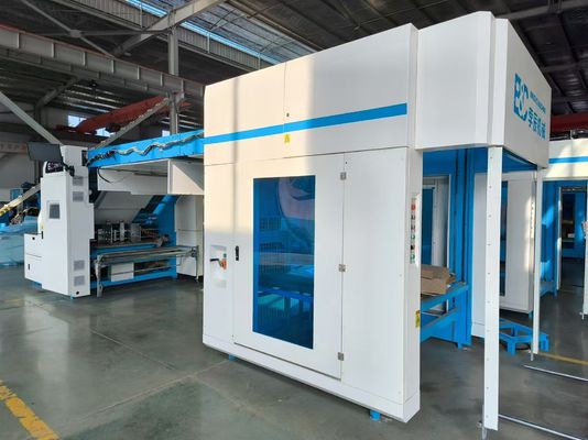Gfs 200m/min Mesin Laminator Flute Kecepatan Tinggi Dengan Overlap Feed Dan Servo Control Untuk Board