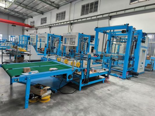 Stacking sepenuhnya otomatis dengan mesin stacker otomatis untuk produksi kardus bergelombang kecepatan tinggi