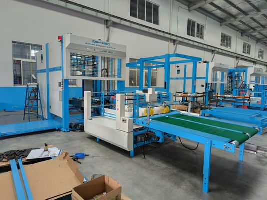 Advanced Stacking dan Flute Laminating System dengan Auto Stacker Machine untuk Produksi Kardus Goresan