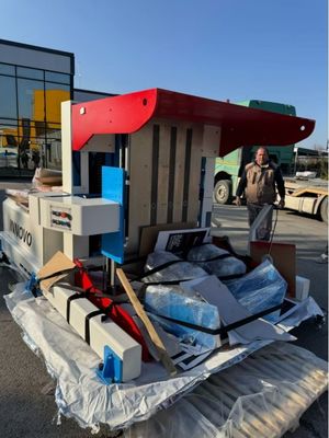 Mesin Pile Turner Turning untuk Penghapusan debu dan penyelarasan udara Meningkatkan kecepatan garis cetak dan kemasan untuk memenuhi permintaan produksi volume tinggi