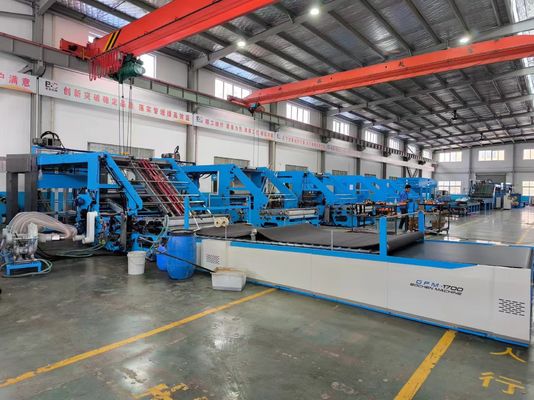 Mesin laminasi lembaran ke lembaran untuk kertas bergelombang dengan koreksi otomatis dan kontrol servo kecepatan tinggi