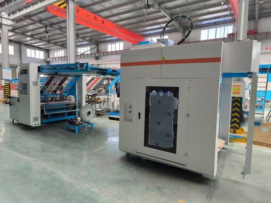 Mesin laminator seruling otomatis yang dirancang untuk ketebalan kertas atas 150 sampai 800gsm dan ukuran lembaran minimum 400X380mm