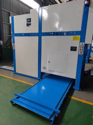 Auto Flip flop Stacker Machine automating paper counting turning and stacking processes for workflow in corrugated cardboard production