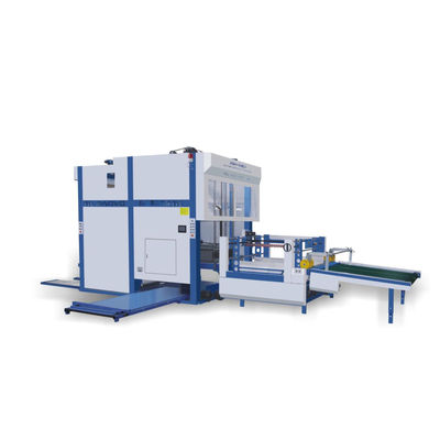 Single Facer corrugated Board And Flute Laminating Litho Laminator Machine With Flip Flop Stacker Line Roll To Sheet atau Roll To Roll