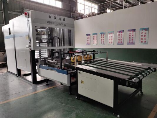 Mesin laminasi Mesin laminasi seruling otomatis dengan ketebalan kertas atas 150-800gsm Dirancang untuk jalur kemasan