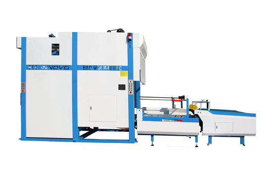 Mesin Stacker Otomatis Berkecepatan Tinggi Flip Flop Cerdas Dengan Servo Motor Driven Turning