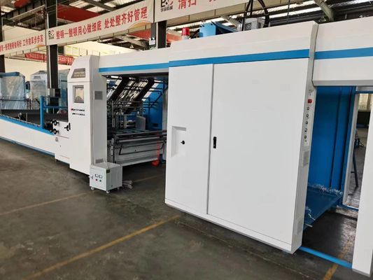 Mesin Flute Laminator 150m / Min 1500x1500mm Kecepatan Tinggi Untuk Laminasi Bergelombang