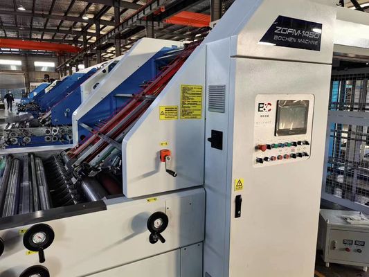 Mesin Laminator Seruling Kecepatan Tinggi Multi Ply Kontrol PLC 20Kw