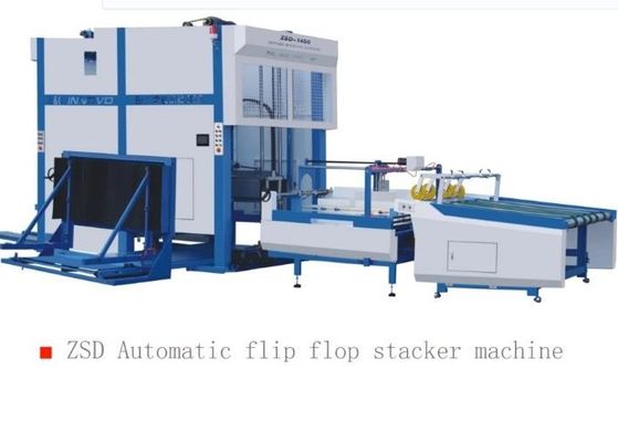 1500mm Laminated Sheet Auto Stacker Machine Koleksi Otomatis Flip Flop Dan Stacking