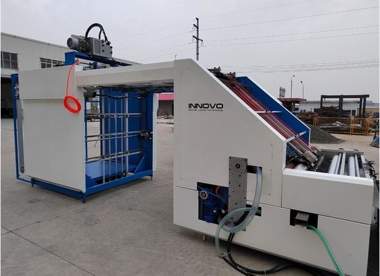 Servo Motor Seruling Mesin Laminasi Lembaran Atas Ke Lembaran Bawah Otomatis Cerdas Bergelombang