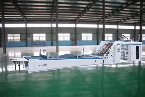 Motor Servo Otomatis Mesin Flute Laminator Berkecepatan Tinggi Mesin Pemasangan Karton Bergelombang