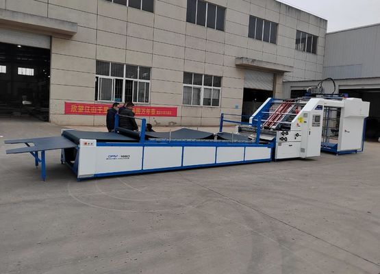 Mesin Laminasi Flute Otomatis Berkecepatan Tinggi 1450mm 1650mm 22kw Kertas Karton Papan Bergelombang