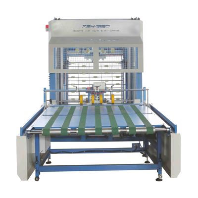 300gsm-10mm Mesin Laminating Flute Otomatis Karton Bergelombang Laminator Kertas Dengan Stacker 2200mm