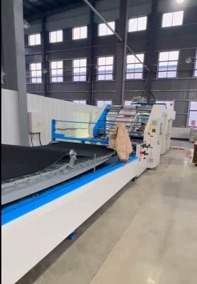 Mesin Pemasangan Kertas Papan Bergelombang Kertas Karton Laminating Otomatis Kecepatan Tinggi