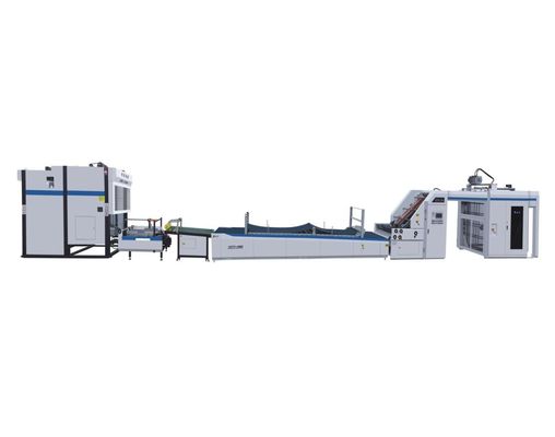 1500x15000mm Sheet To Sheet Laminating Machine Mesin Laminating Litho Otomatis Dengan Flop Flop Stacker