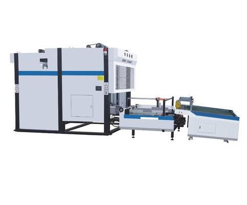 Mesin Paper Pallet Auto Stacker Flip Flop Board Collecting Machine