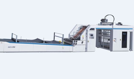 ZGFM Sheet To Sheet Litho Laminator 1500 * 1500mm Karton Bergelombang Otomatis