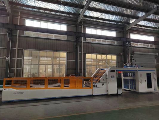 Servo Motor Sheet To Sheet Mesin Laminating Flute Kertas Karton Bergelombang Otomatis