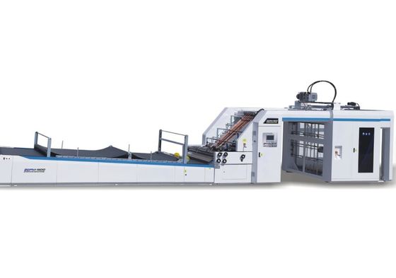 Otomatis Lito Flute Laminator Kardus bergelombang Kecepatan tinggi dengan 150m / jam