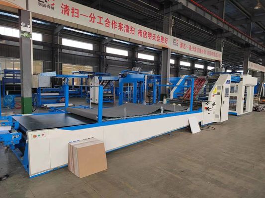 Mesin Laminasi Flute Karton Bergelombang Otomatis ZGFM1500 Kecepatan Tinggi