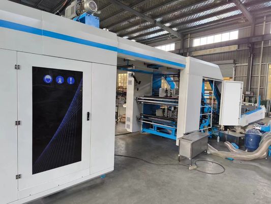 SFC Mesin Laminator Flute Otomatis Servo Motor Tiga Dalam Satu 5ply 1 + 2 + 2 Untuk Corrugator