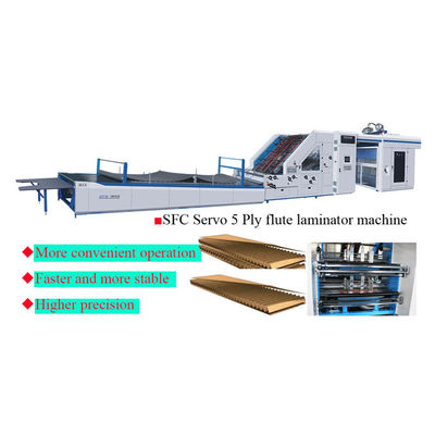 Mesin Laminator Flute Otomatis Berkecepatan Tinggi Untuk Kertas Kardus Papan Goresan
