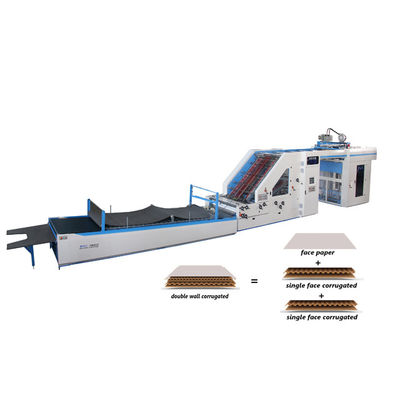 Sfc Servo Tiga Dalam Satu Mesin Laminator Flute 5 Ply