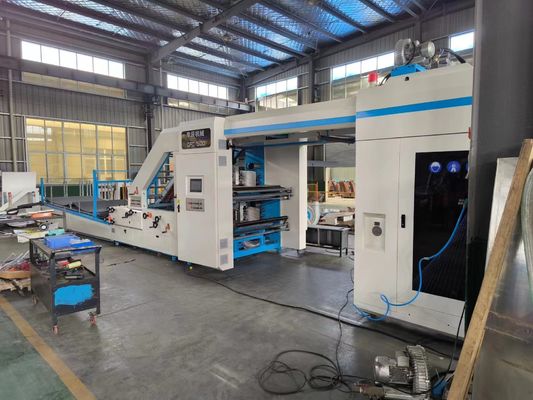 Sfc corrugated Cardboard Laminating Machine Kecepatan Tinggi 150 M/Min 5 Ply Otomatis Tiga Dalam Satu