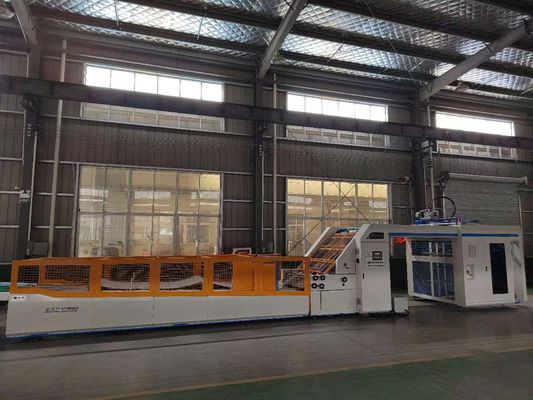 ZGFM-H lembaran ke lembaran kertas bergelombang Mesin Laminasi Flute Otomatis Dengan Kecepatan Tinggi 180m / Min