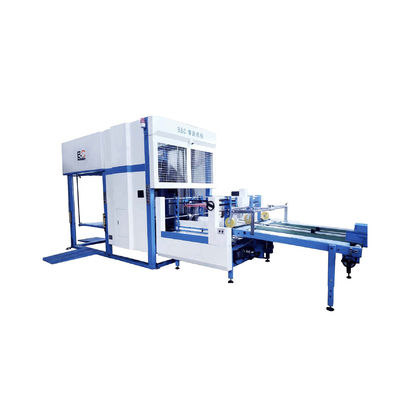 DS Otomatis Double Piles Flip Flop Stacker Mesin Aksesoris Dengan Flute Laminator Laminating Machine