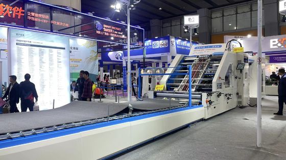 SFC Servo Corrugated Laminating Machine untuk Produksi Kecepatan Tinggi 2/3/4/5/7 Ply Board
