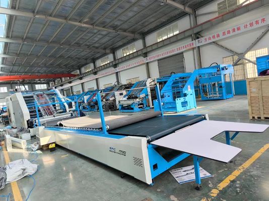 Lead Edge Feeding Multifunctional Rack Sheet To Sheet 5 Ply Servo Laminating Machine 160m/Min Kecepatan Tinggi