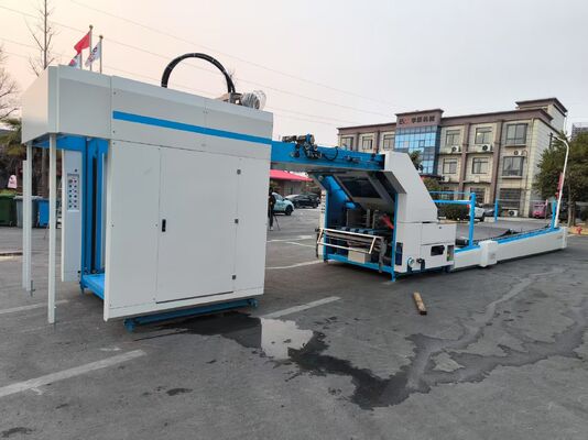 Kecepatan Tinggi 10 Servos Flute Laminator Machine Flute Laminating Machine Untuk Industri Kotak Kardus Bergelombang