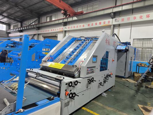 Mesin Laminasi Flute Servo Otomatis 5ply Kecepatan Tinggi dengan Kecepatan 160 meter/menit dan Kontrol Motor Servo